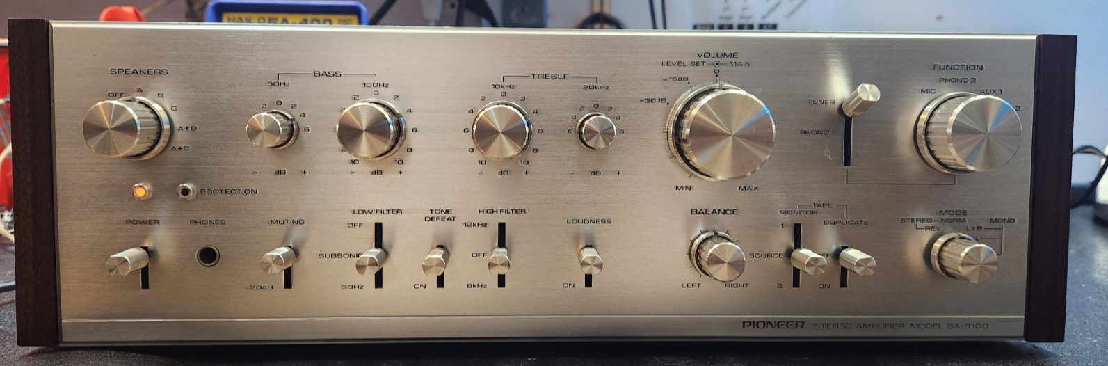 [Pro-Serviced] Beautiful Pioneer SA-9100 Integrated Amplifier Rebuilt Recapped