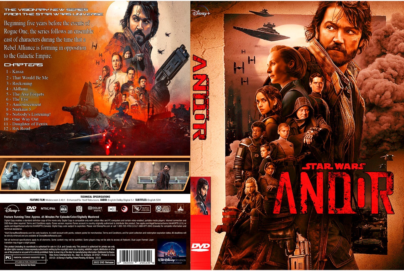 Andor Complete Season 1 Chapters 1-12 English Audio
