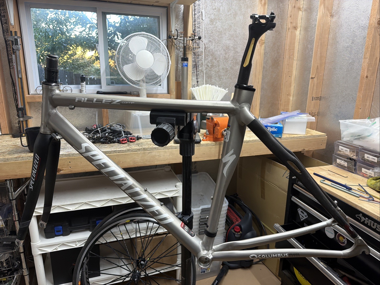 Medium (54cm) Specialized Allez Comp Frameset E5 Aerotec Columbus Alloy & Carbon Medium (54cm) Specialized Allez Comp Frameset E5 Aerotec Columbus Alloy & Carbon
