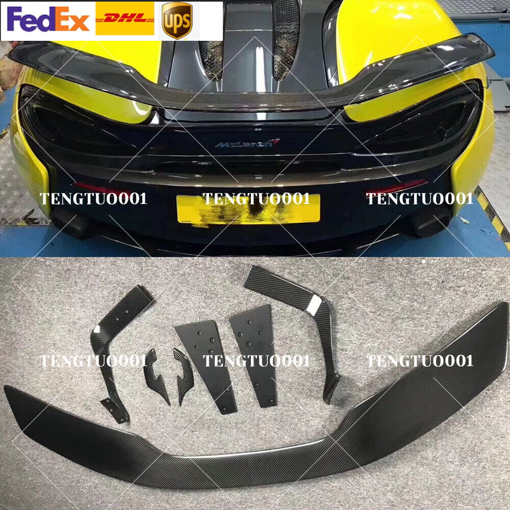 Fits McLaren 540C 570S 570GT 2015-19 Trunk Spoiler Wing Real Carbon Fits McLaren 540C 570S 570GT 2015-19 Trunk Spoiler Wing Real Carbon