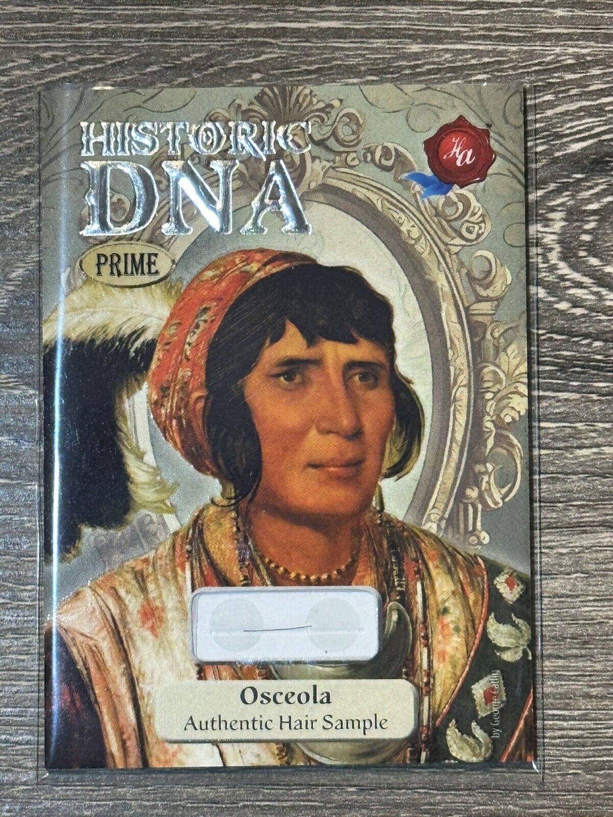 2024 Historic Autographs Prime DNA Hair Sample - Osceola #11/20 Seminole Leader
