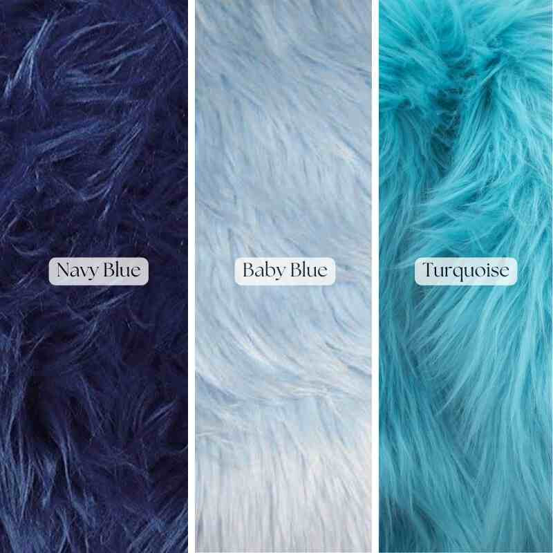 Fluffy Shaggy Faux Fur Fabric – 60” Wide by the Yard for Home & Fashion