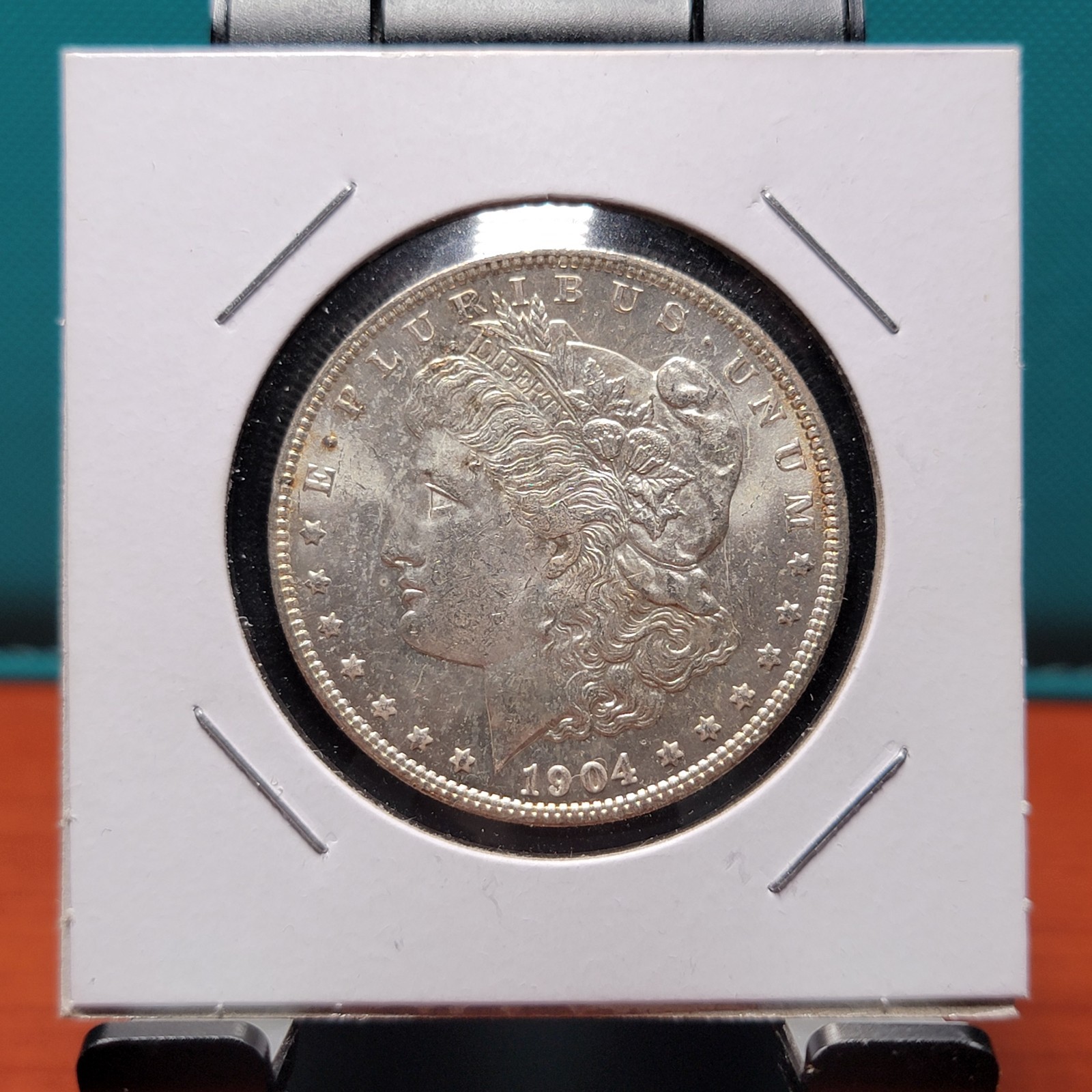1904-O Morgan Silver Dollar 90% Silver BU with Lustre