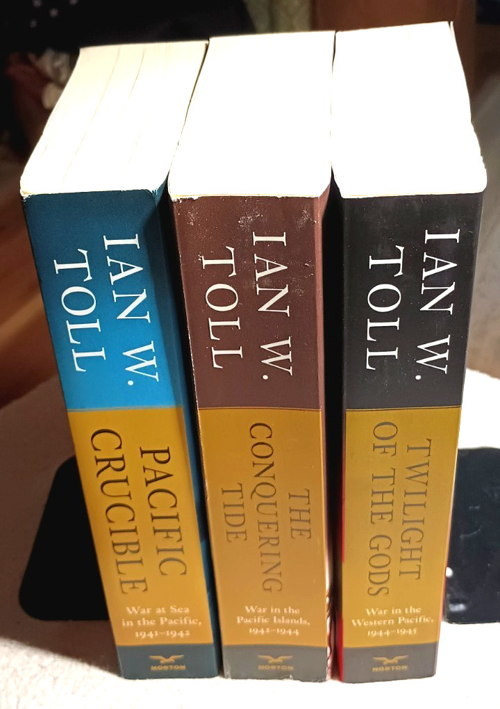 Ian W. Toll Pacific War Trilogy Set Trade Paperback 3 Volumes