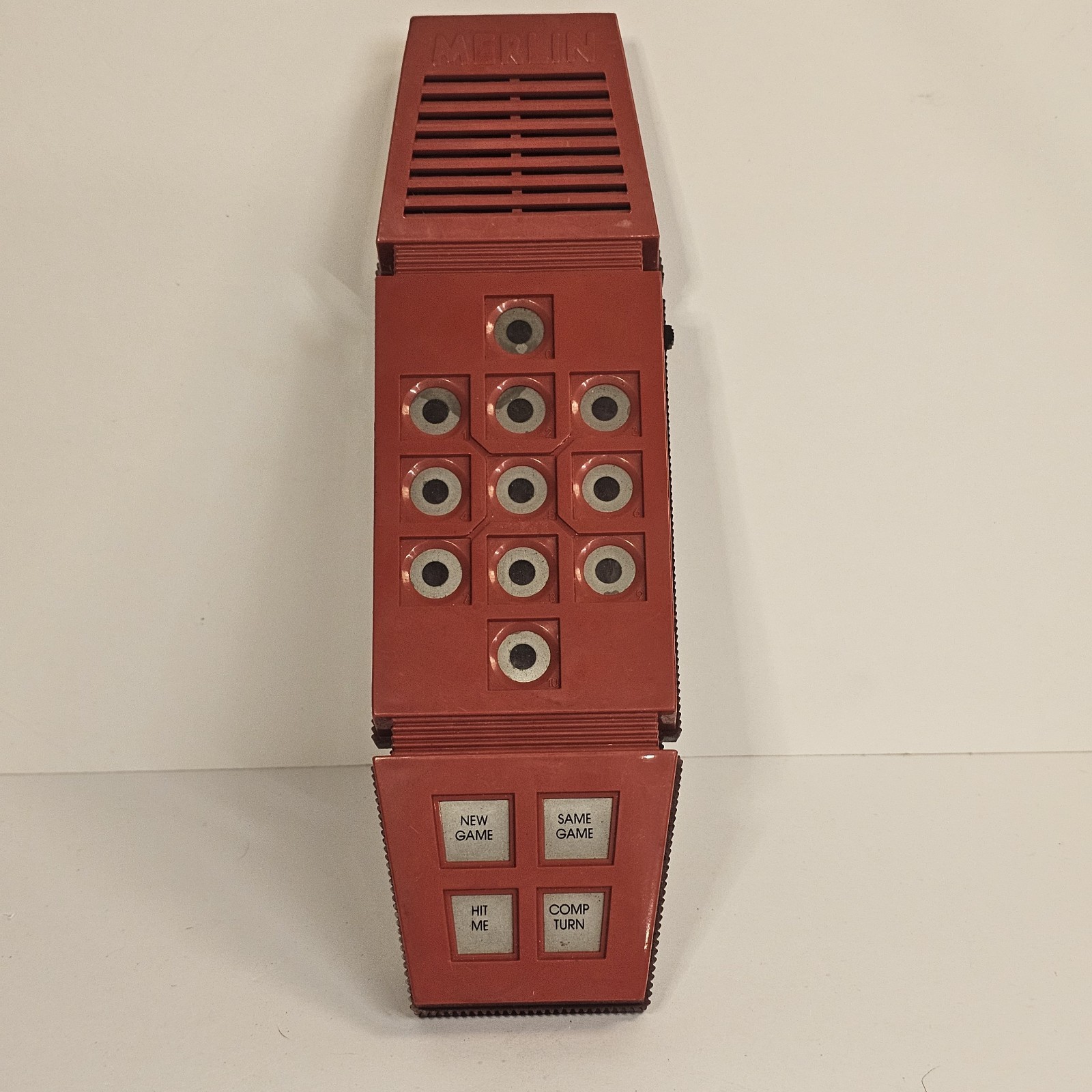 Vintage 1978 Merlin Electronic Wizard Handheld Game For Parts or Repair