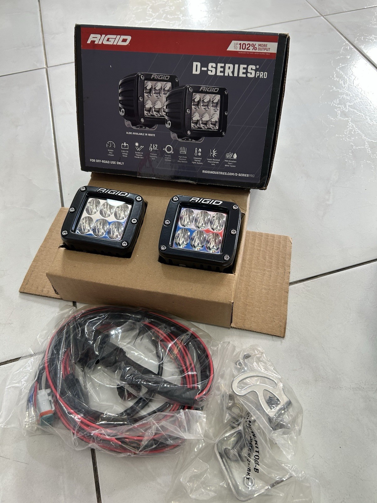 RIGID D-SERIES PRO AMBER 502323