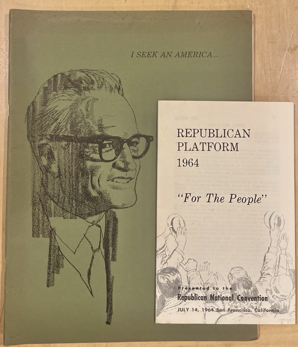 Rare 1964 I SEEK AN AMERICA Barry Goldwater Campaign Booklet Republican Platform Rare 1964 I SEEK AN AMERICA Barry Goldwater Campaign Booklet Republican Platform