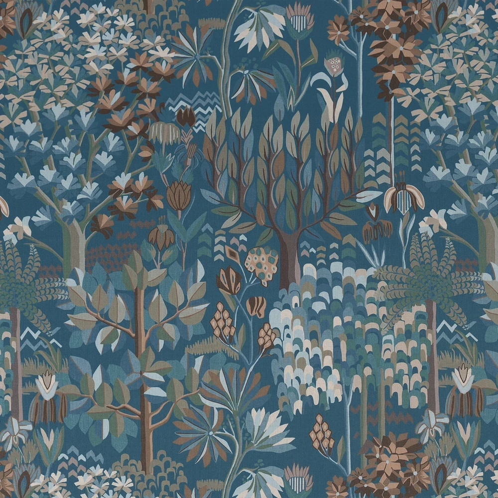 Thibaut Large Botanical Graphic Print Fabric- Alpine / Mineral 1.60 yds F912042 Thibaut Large Botanical Graphic Print Fabric- Alpine / Mineral 1.60 yds F912042