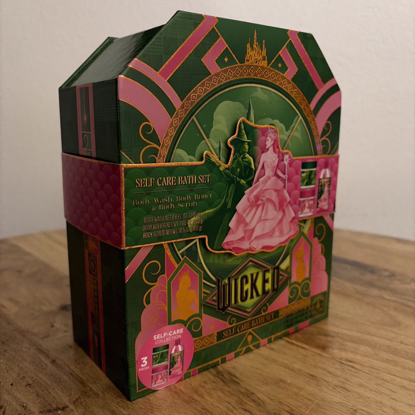 Wicked Self-Care Bath Set 3 Piece Body Wash Body Butter Scrub New Gift Box Wicked Self-Care Bath Set 3 Piece Body Wash Body Butter Scrub New Gift Box