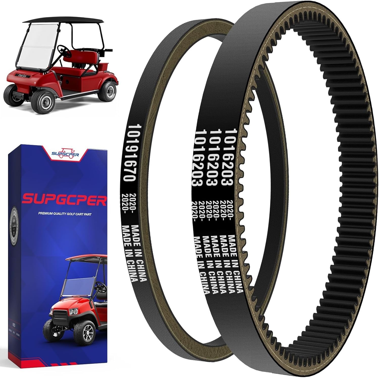 Club Car Drive & Starter Belt Kit for DS 1997-UP Precedent 2004-UP Club Car Drive & Starter Belt Kit for DS 1997-UP Precedent 2004-UP