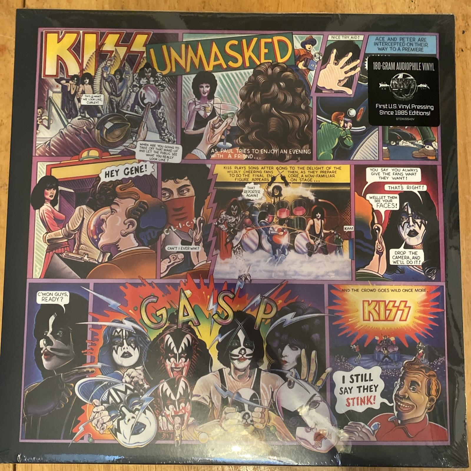 KISS Unmasked US Vinyl LP 2014 Remaster Issue Still Sealed KISS Unmasked US Vinyl LP 2014 Remaster Issue Still Sealed
