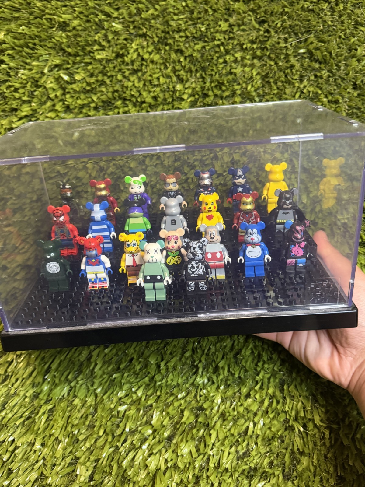 Bearbrick LEGO Minifigures w/ Display Case - Superheroes, Marvel, DC, etc