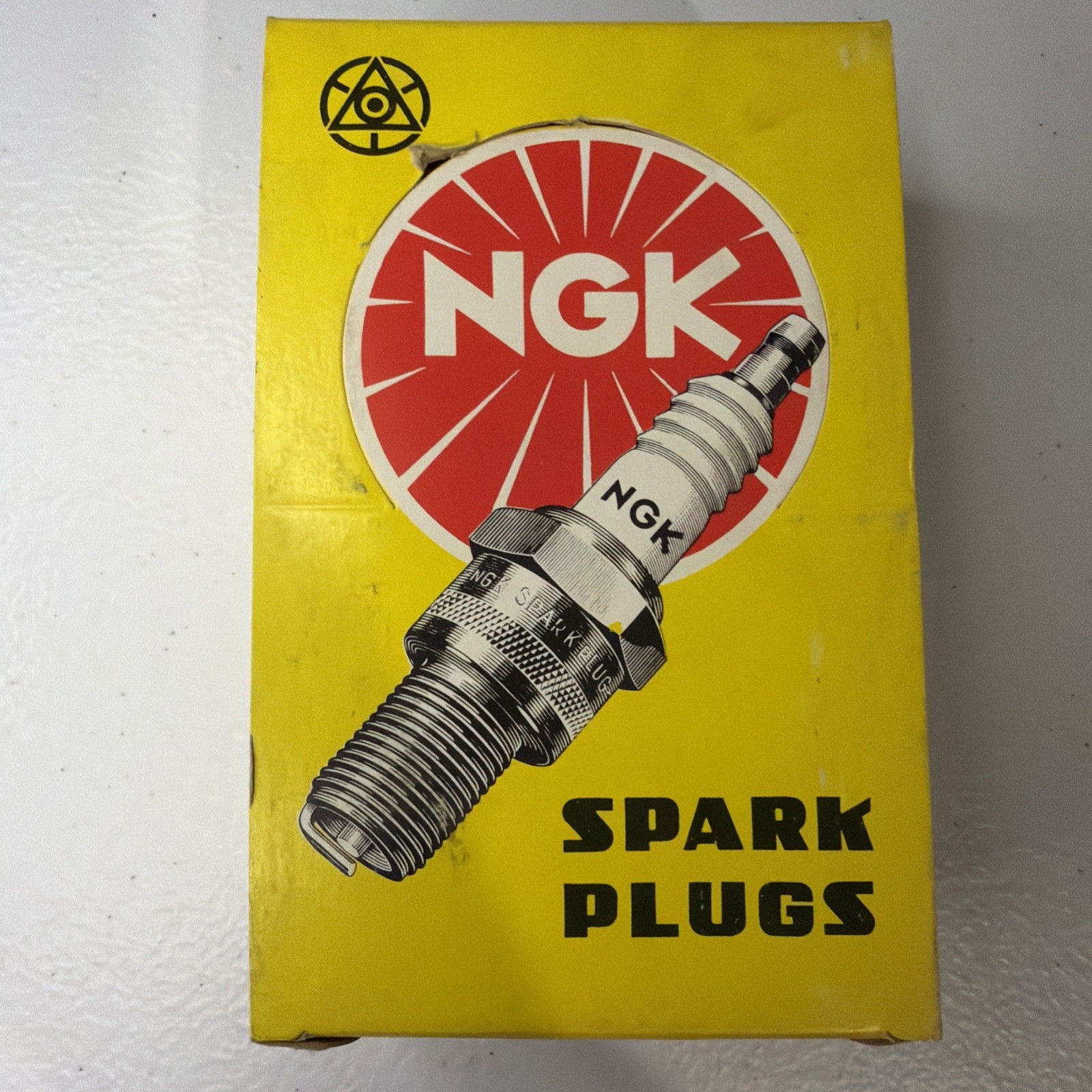 NOS NEW Vintage NGK Spark Plugs Box of 10 B-7C B7C NOS NEW Vintage NGK Spark Plugs Box of 10 B-7C B7C