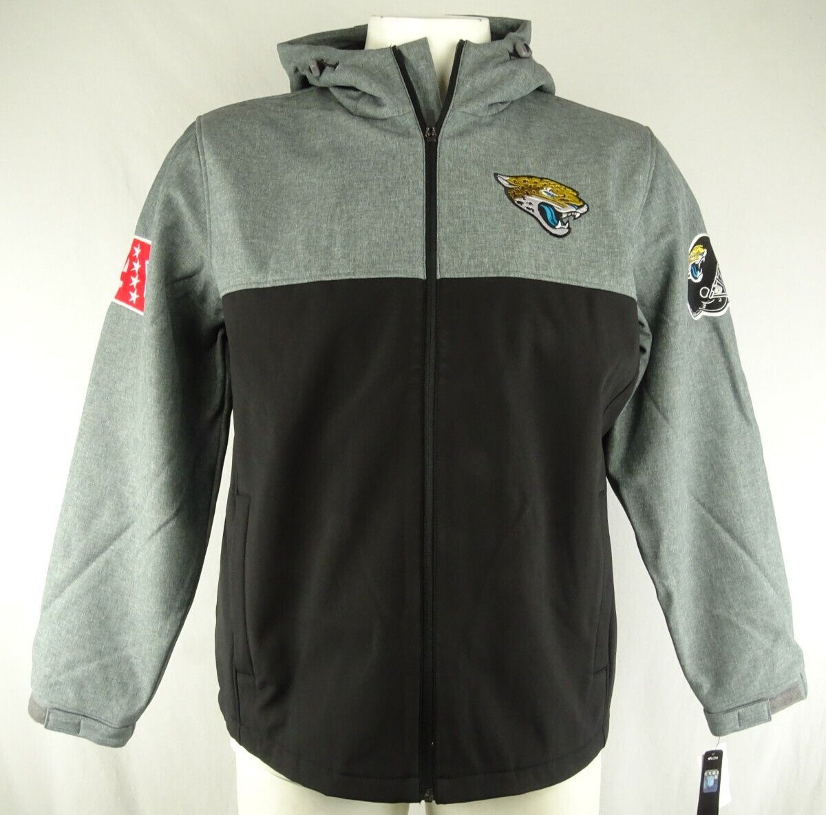 Jacksonville Jaguars NFL G-III Men\'s Hooded Soft Shell Jacket Jacksonville Jaguars NFL G-III Men\'s Hooded Soft Shell Jacket