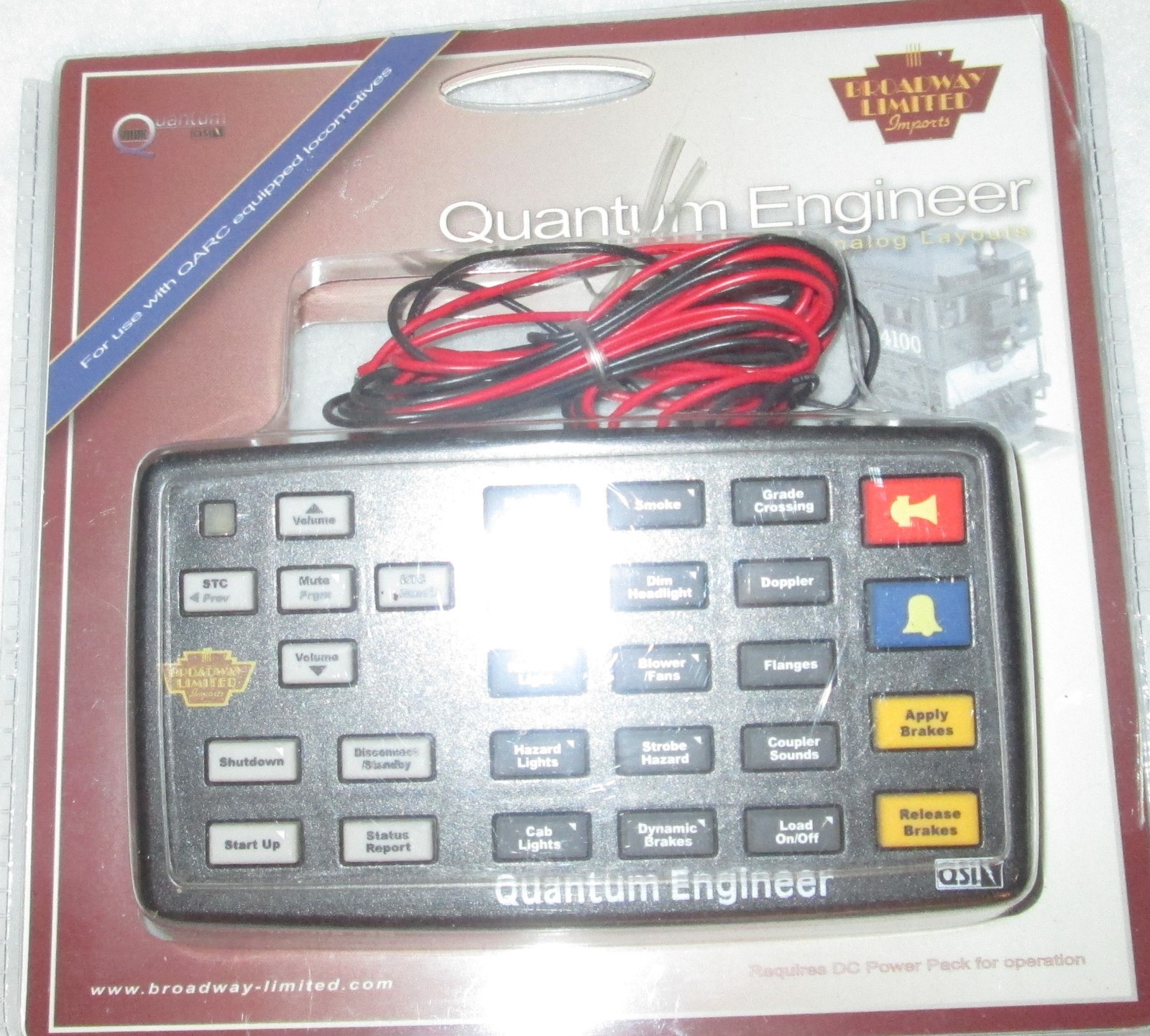 BROADWAY LIMITED QUANTUM ENGINEER 28 BUTTON ACTIVATOR FOR DC ANALOG LAYOUT