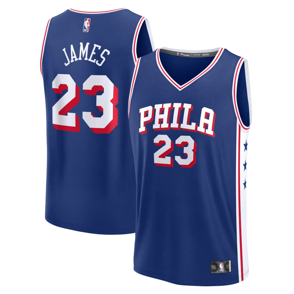 Lebron James NBA Philadelphia 76ers #23 Men's Nike Game Jersey BRAND NEW Lebron James NBA Philadelphia 76ers #23 Men's Nike Game Jersey BRAND NEW