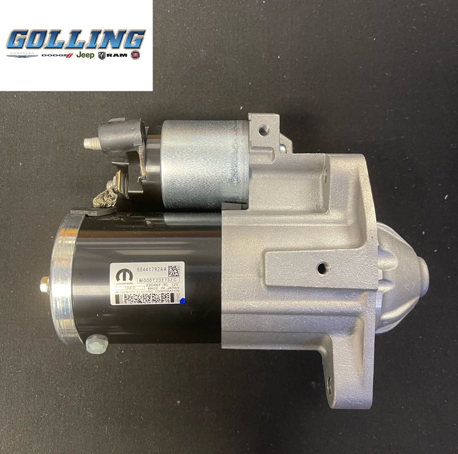 2019-2024 New Starter Motor Mopar 68441792AA OEM