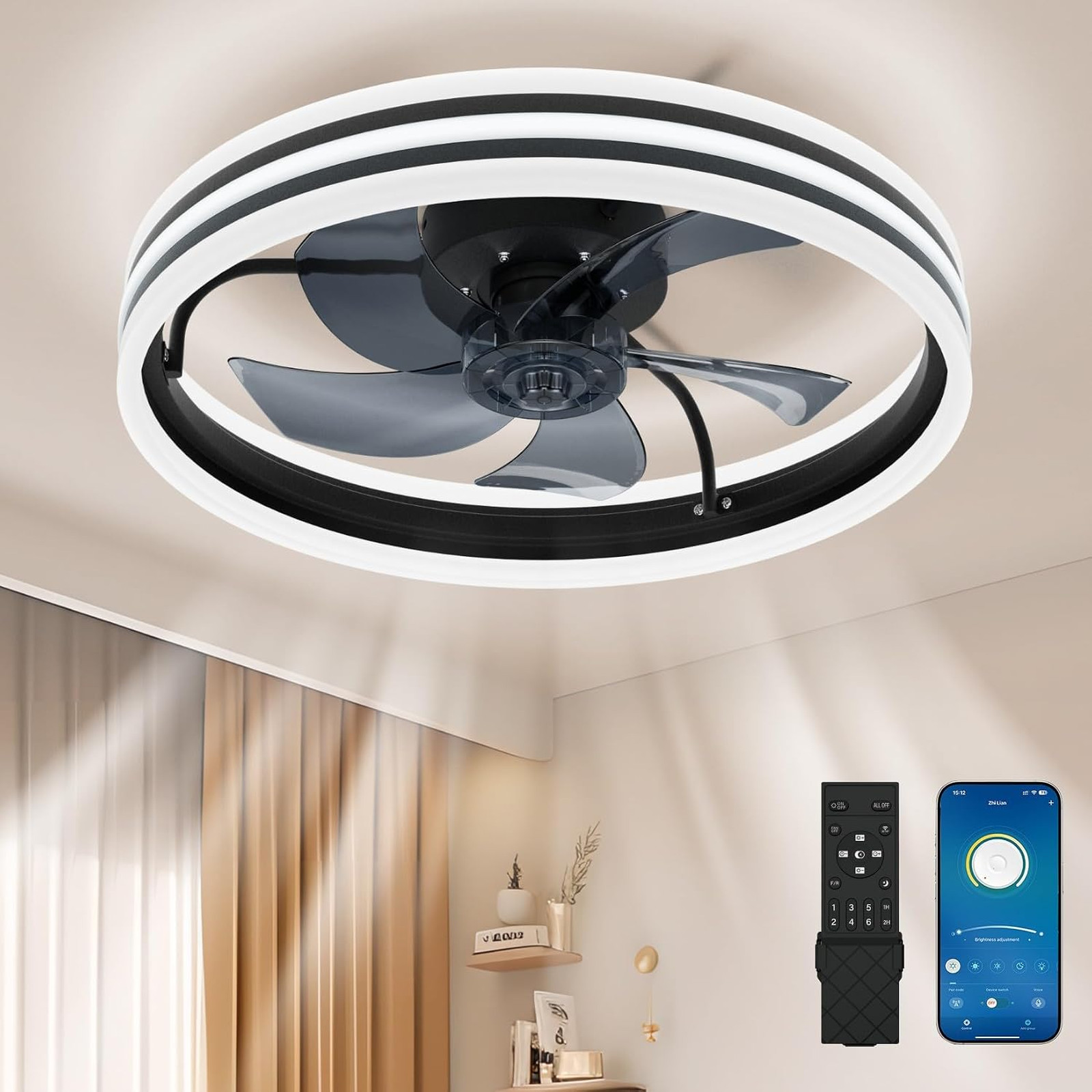 Ceiling Fans with Lights and Remote, 20\ Ceiling Fans with Lights and Remote, 20\