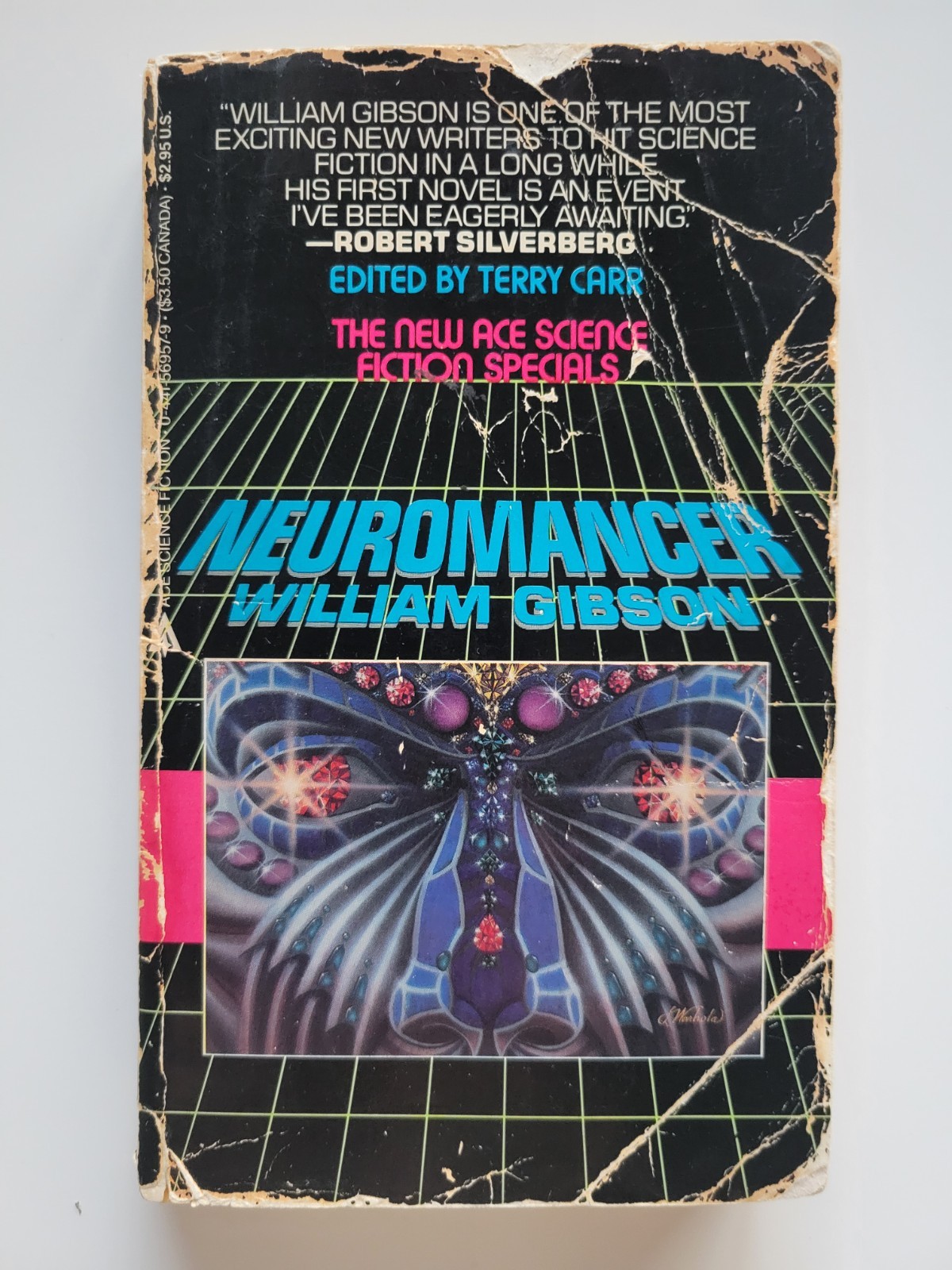 1984 NEUROMANCER 1ST EDITION 2ND PRINT PAPERBACK WILLIAM GIBSON ACE SCI FI BOOK