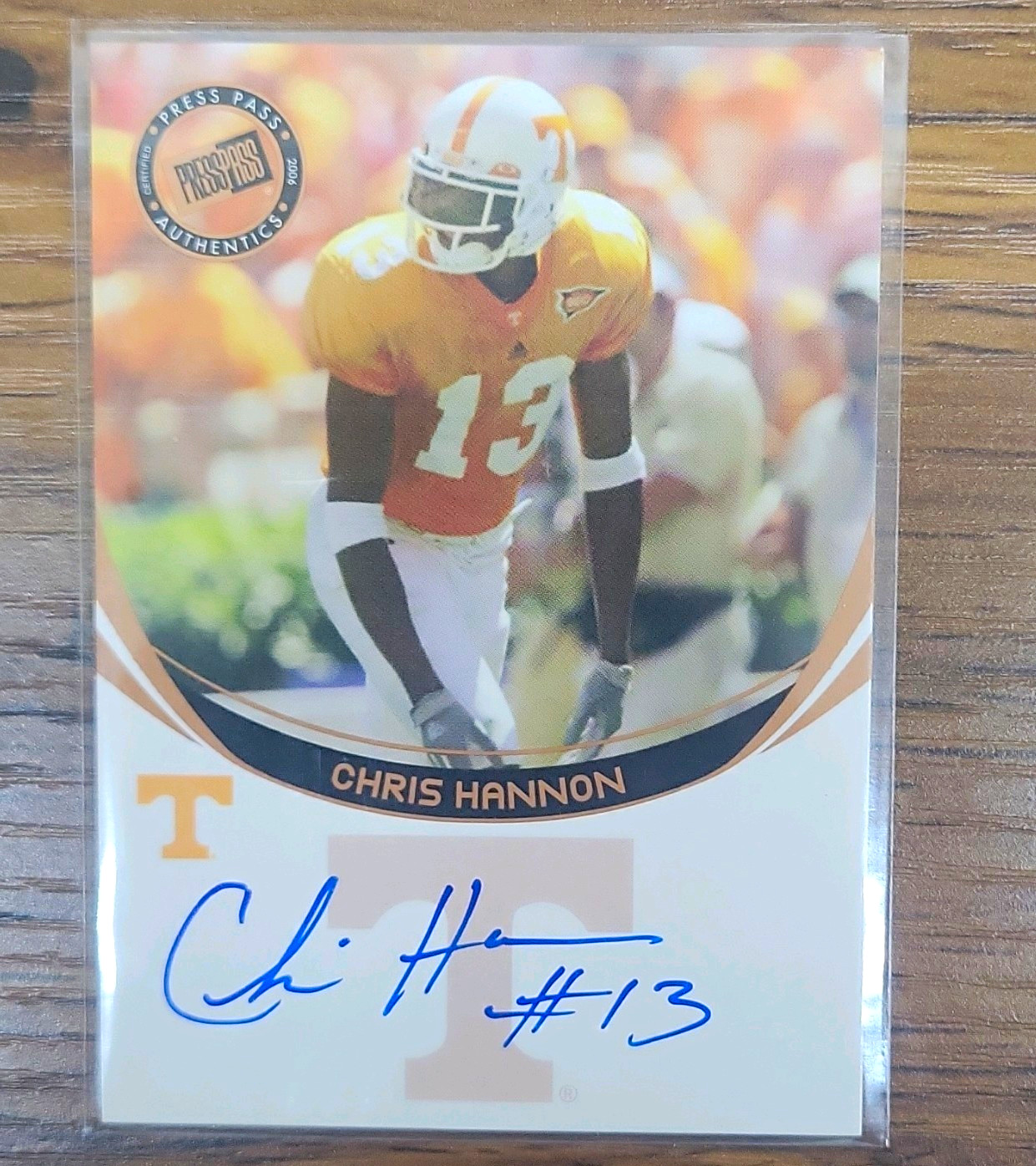 Press Pass 2006 Press Pass Chris Hannon Autographs Bronze Auto RC Vols NCAA Press Pass 2006 Press Pass Chris Hannon Autographs Bronze Auto RC Vols NCAA