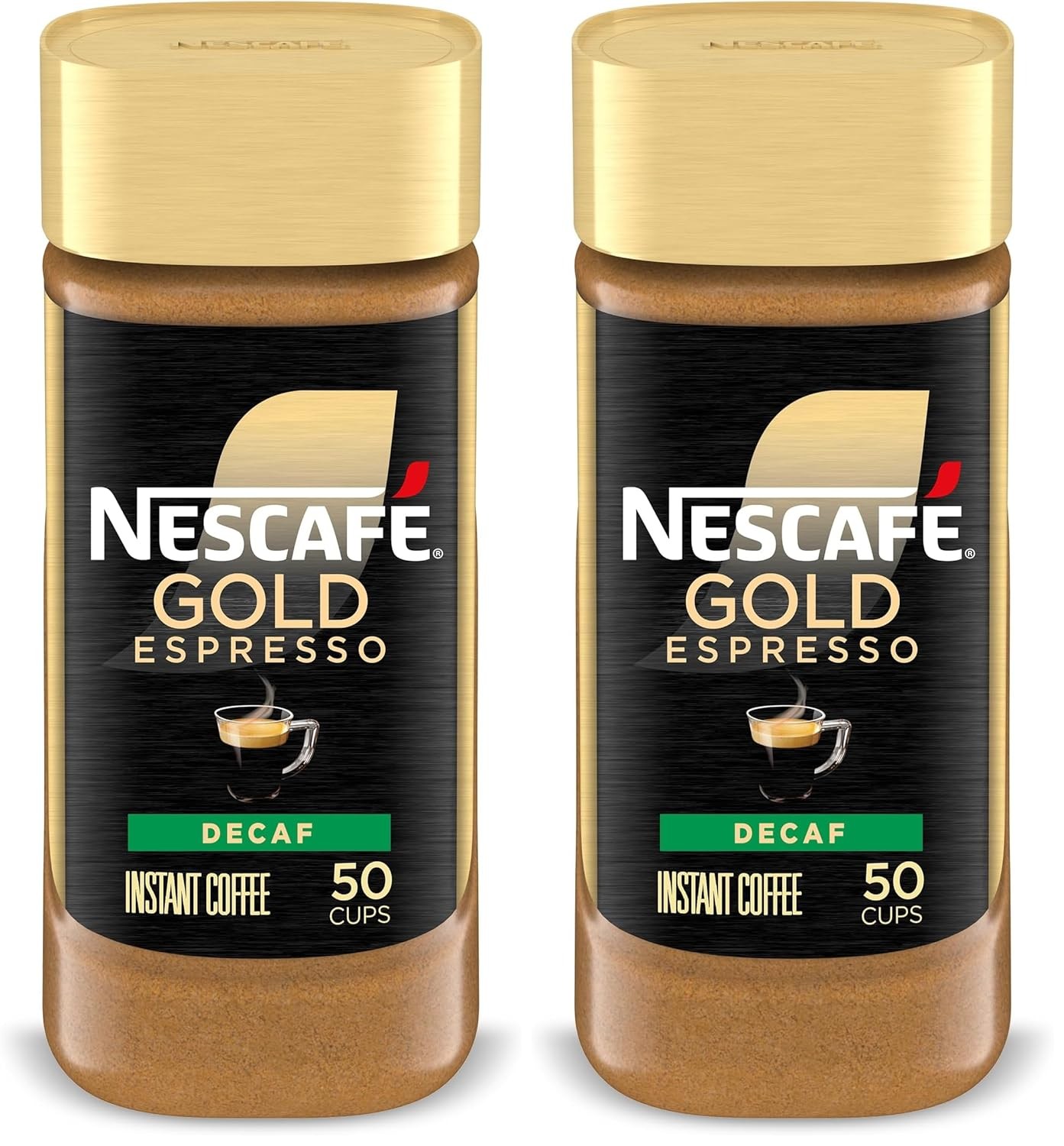 Nescafe Gold Decaf Espresso Instant Coffee 3.17 oz Pack of 2 Decaffeinated