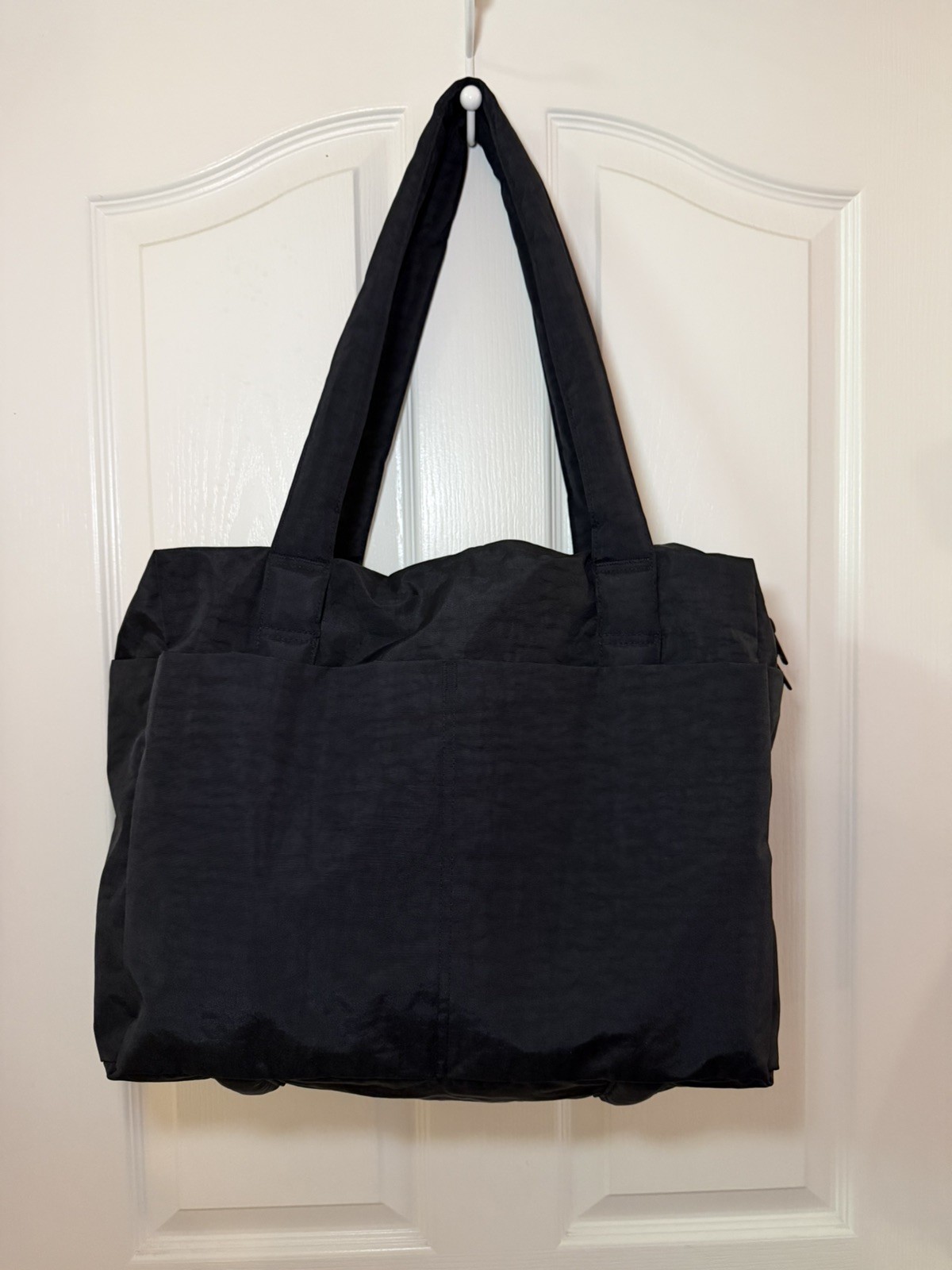 BAGGU Small Cloud Carry-On Black Tote Bag BAGGU Small Cloud Carry-On Black Tote Bag