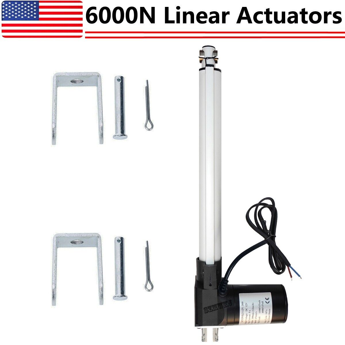 Electric Linear Actuator 6000N 12V Motor 12