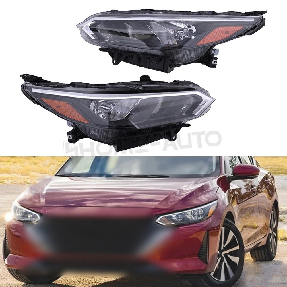 Driver&Passenger Side Headlights For Nissan Sentra 2024 2025 S SV LH&RH W/ Bulb