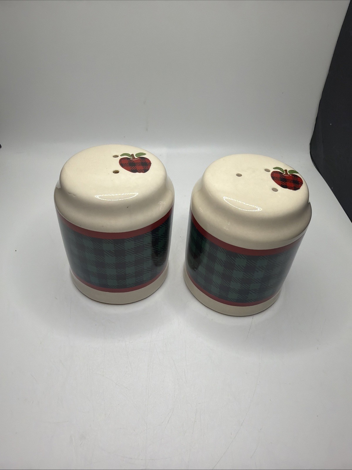 APPLEJACK Salt & Pepper Shakers Vintage International China APPLEJACK Salt & Pepper Shakers Vintage International China
