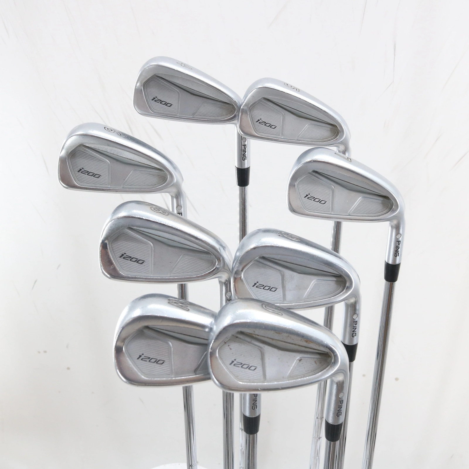Ping i200 4-W,U Iron Set Steel AWT 2.0 Stiff Flex Right Hand A-164206