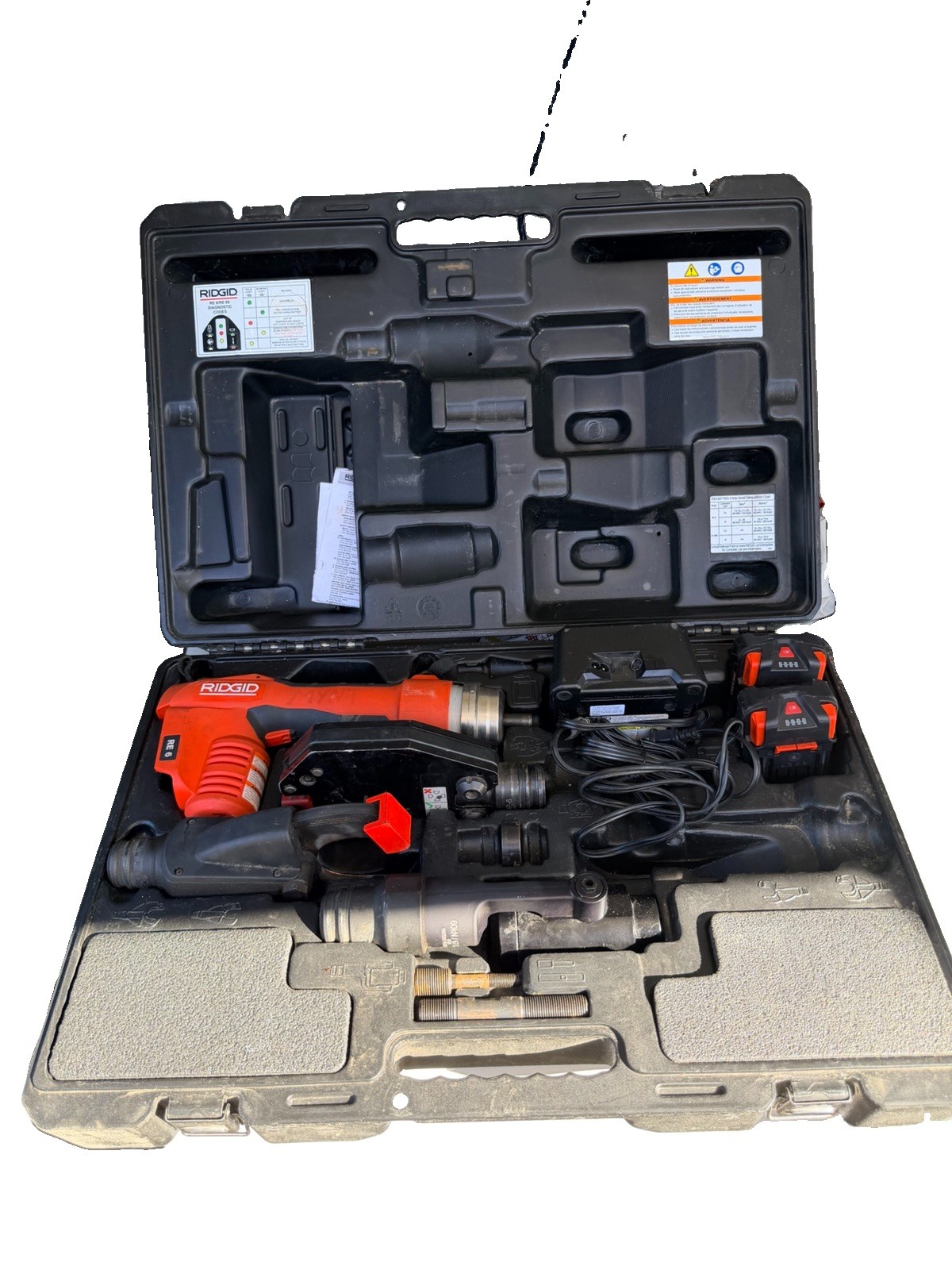 Ridgid RE 6 Electrical Tool Cut, Dieless Crimper and Knockout Punch Ridgid RE 6 Electrical Tool Cut, Dieless Crimper and Knockout Punch