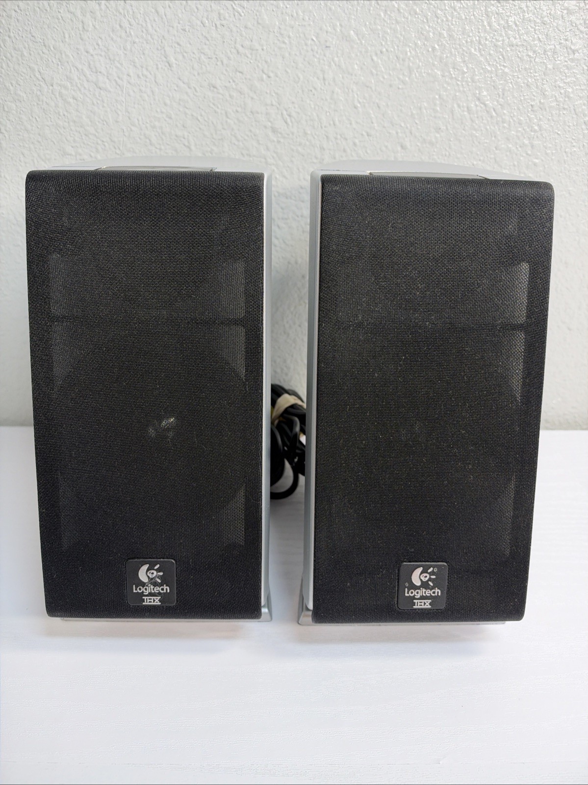 Logitech Z-2300 THX Computer Satellite Replacement Speakers Pair OEM Tested Logitech Z-2300 THX Computer Satellite Replacement Speakers Pair OEM Tested