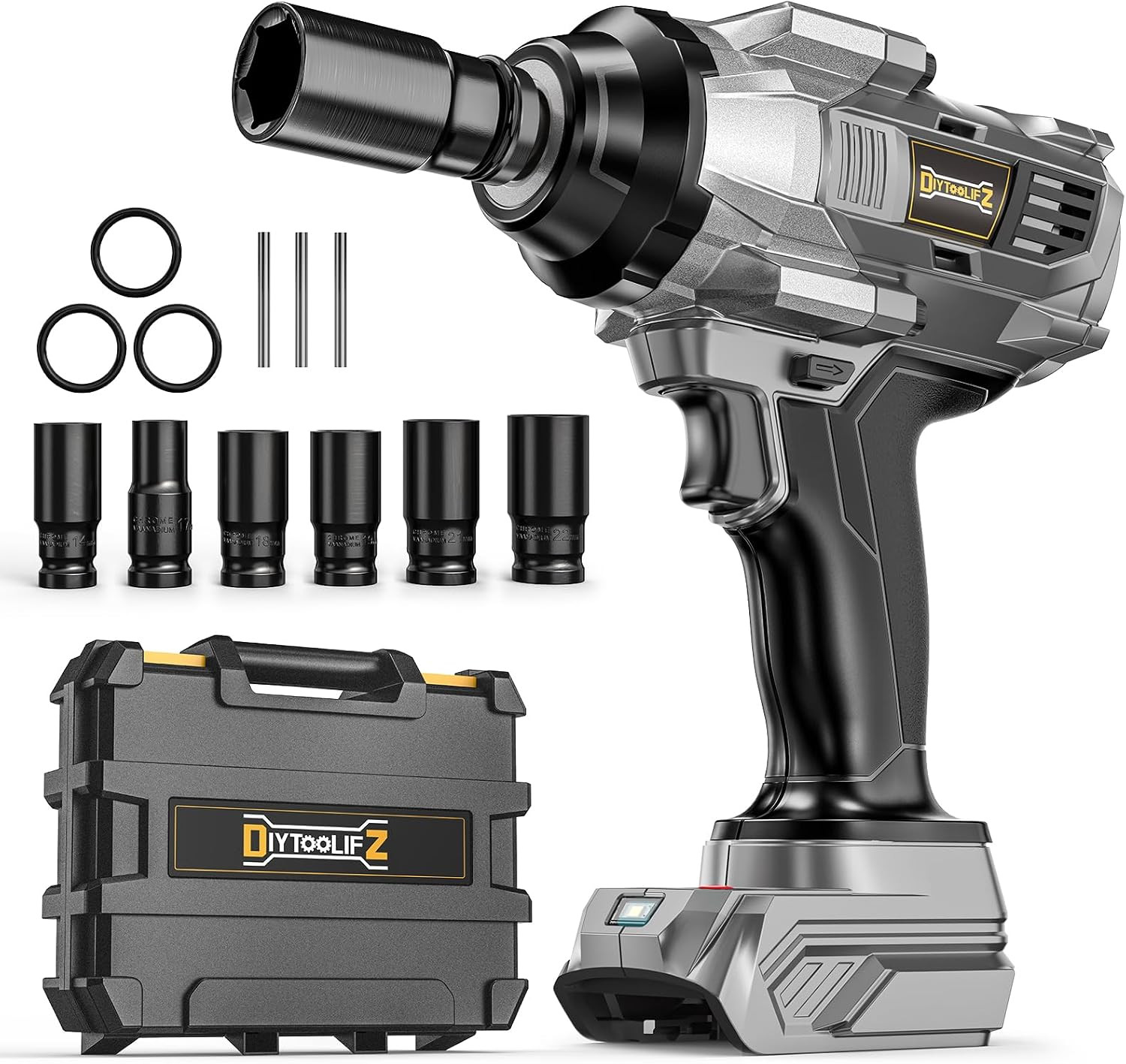 1500Nm Cordless Impact Wrench 1/2\ 1500Nm Cordless Impact Wrench 1/2\