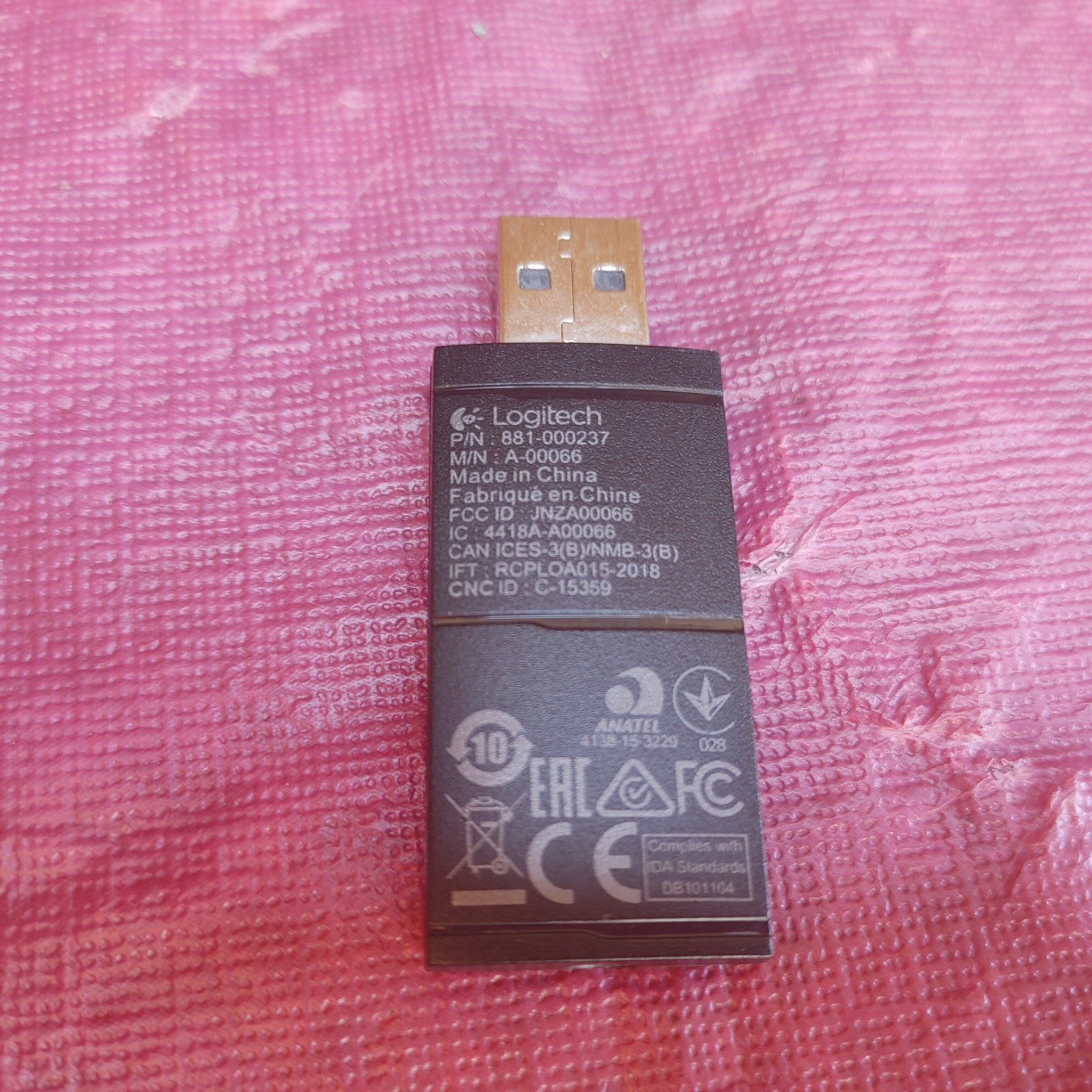 Genuine Original Logitech G933 USB Wireless Dongle Adapter 881-000237 A-00066