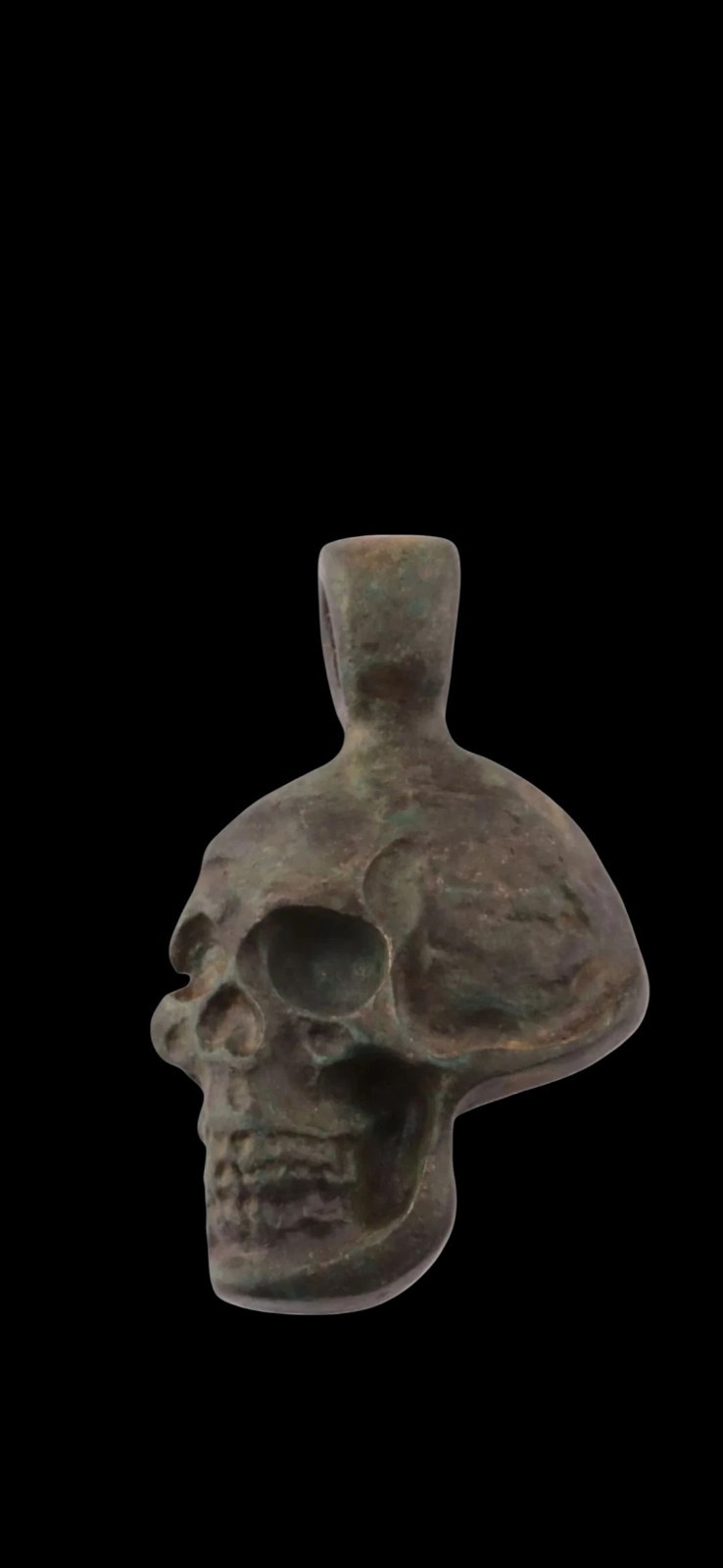Antique Ww2 Era Central European Unique Europe Skull Pendant 1940s Biker Gift Antique Ww2 Era Central European Unique Europe Skull Pendant 1940s Biker Gift