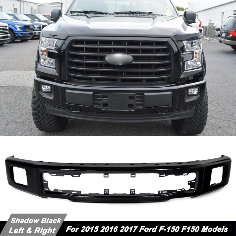 NEW Painted Shadow Black G1 Front Bumper Bar For 2015-2017 Ford F-150 FO1002424