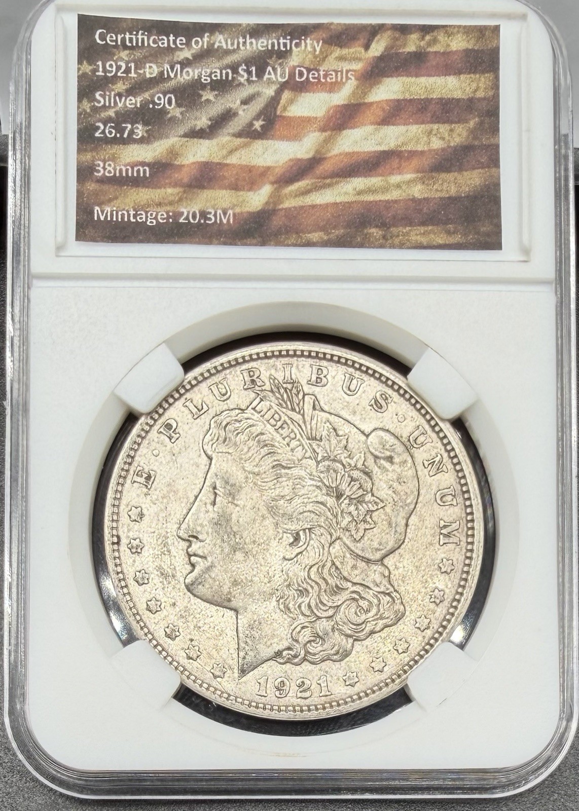1921-D $1 Morgan Dollar - RARE VAM-1K2 Die Break Star Die Scratches 1921-D $1 Morgan Dollar - RARE VAM-1K2 Die Break Star Die Scratches