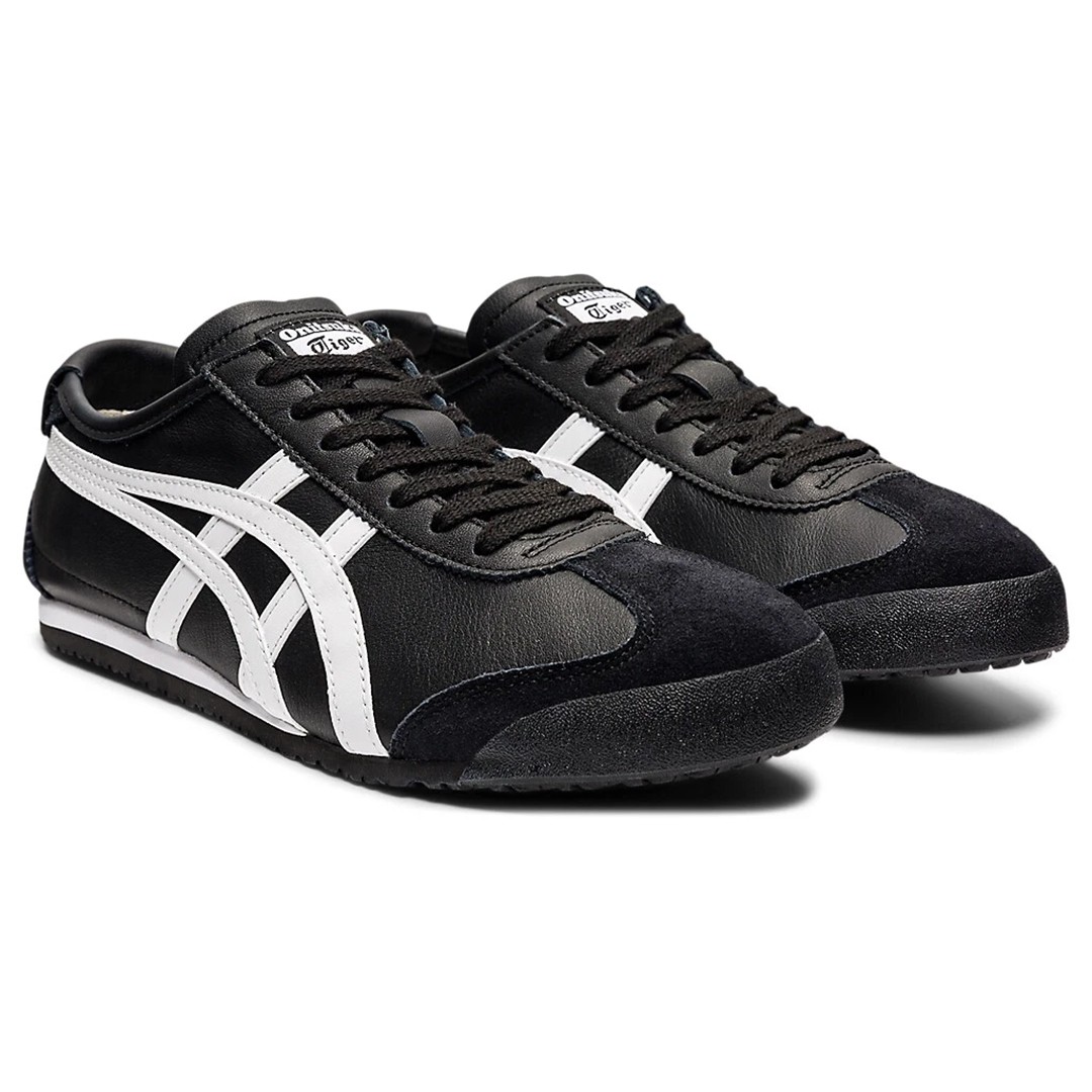 New Authentic Onitsuka Tiger Mexico 66 BLACK WHITE 1183C102-001 New Authentic Onitsuka Tiger Mexico 66 BLACK WHITE 1183C102-001