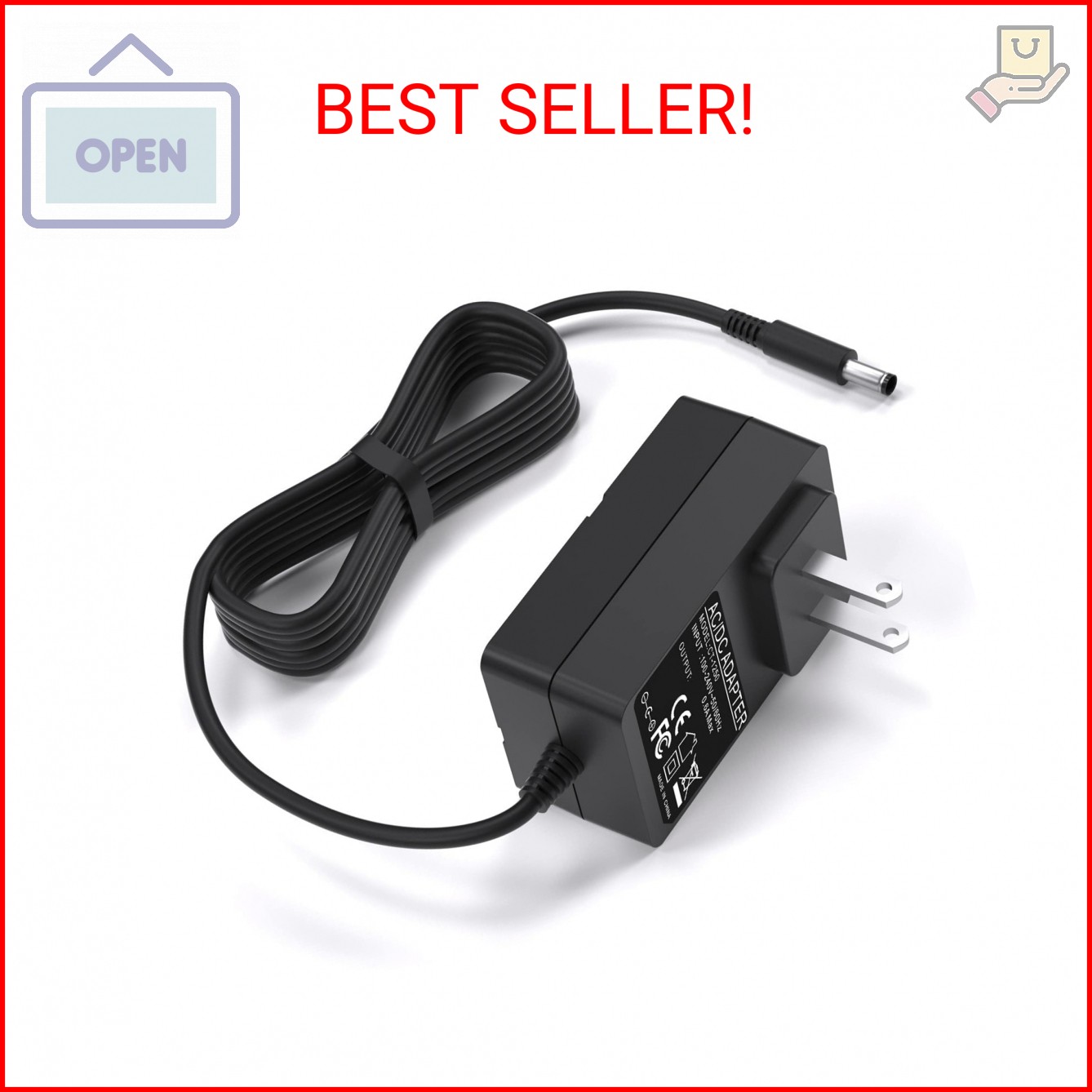 18 Volt Power Supply Replacement for Guitar Pedal Board 18V 1A DC Regulated Powe