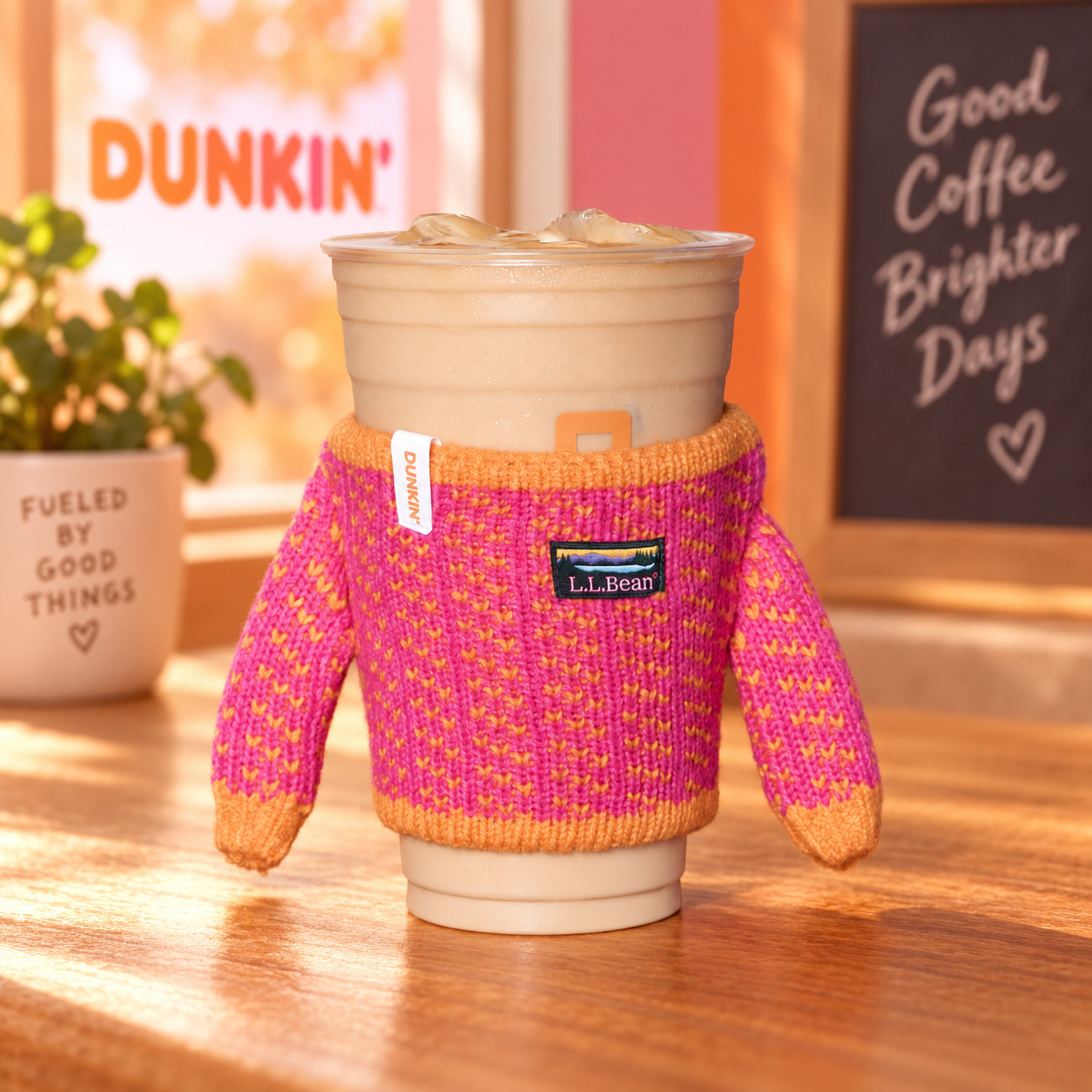 Rare Dunkin’ L.L. BEAN Cup Sweater Sleeve Limited Edition 2026 New (Check Time)