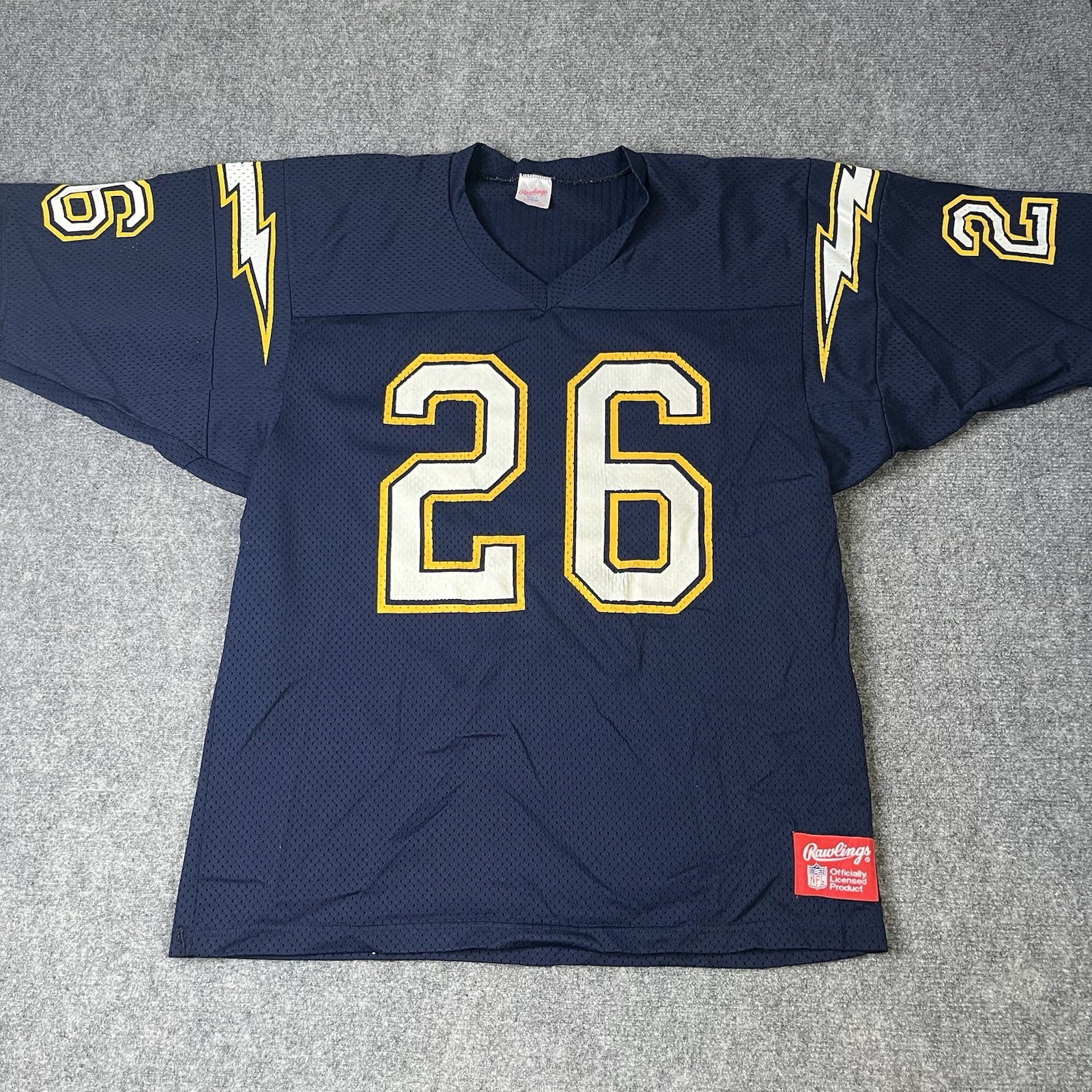 Vtg Lionel James Lil Train San Diego Chargers Football Jersey Rawlings Mens L Vtg Lionel James Lil Train San Diego Chargers Football Jersey Rawlings Mens L