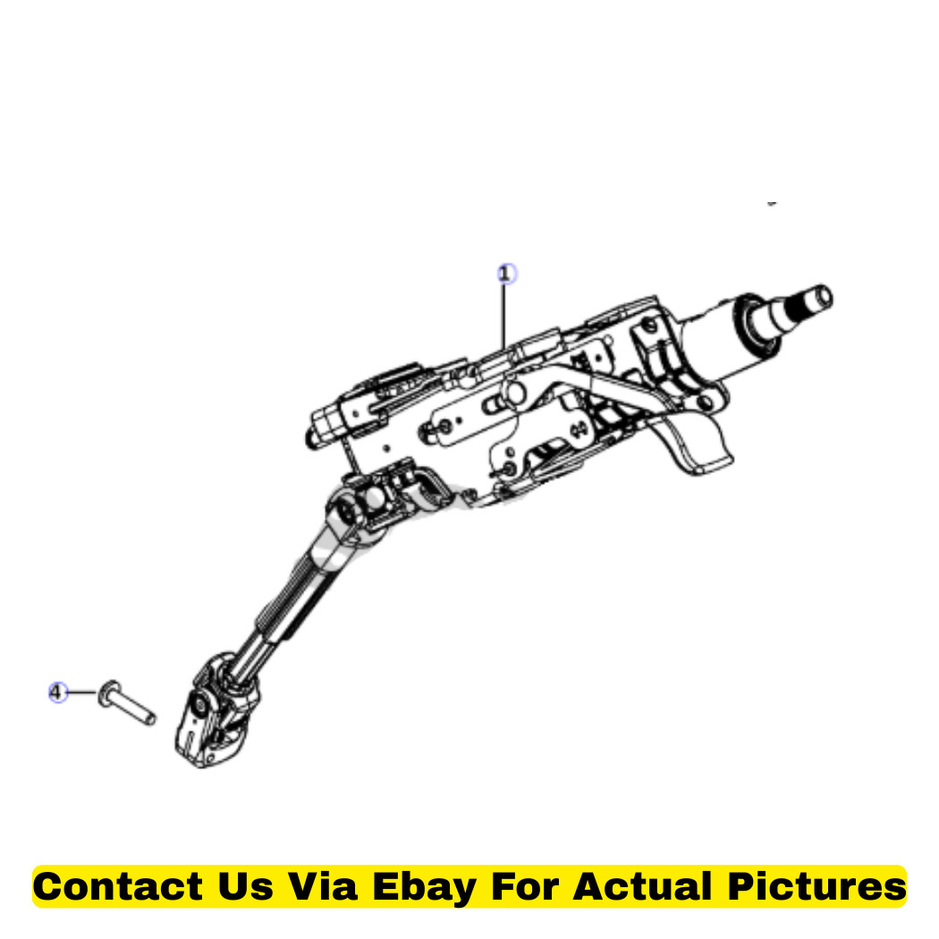 2014 Jeep Cherokee Steering Column Used OEM 68192594AA