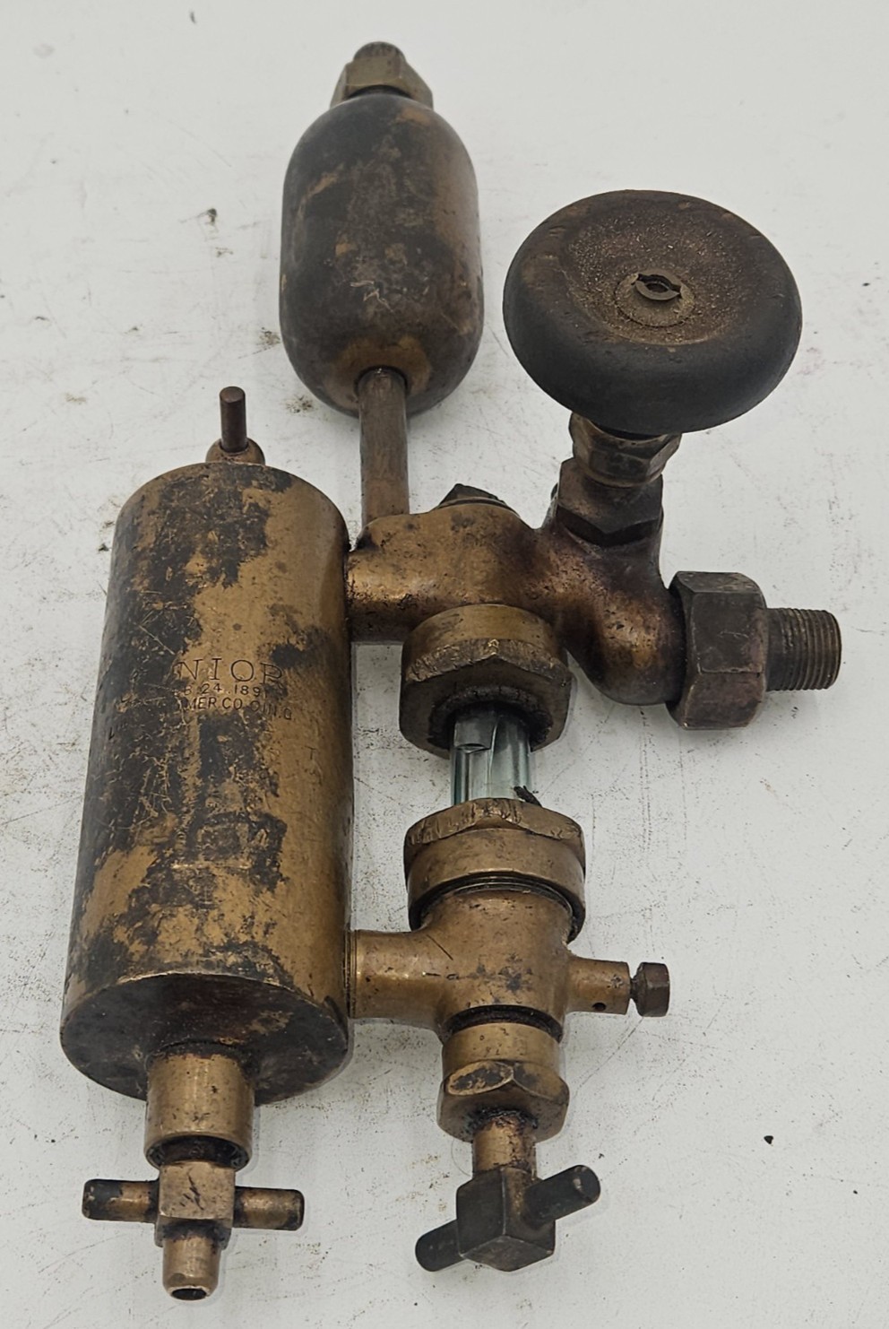 Antique Lunkenheimer Junior 1/3pt Hydrostatic Lubricator Steam Hit&Miss Engine