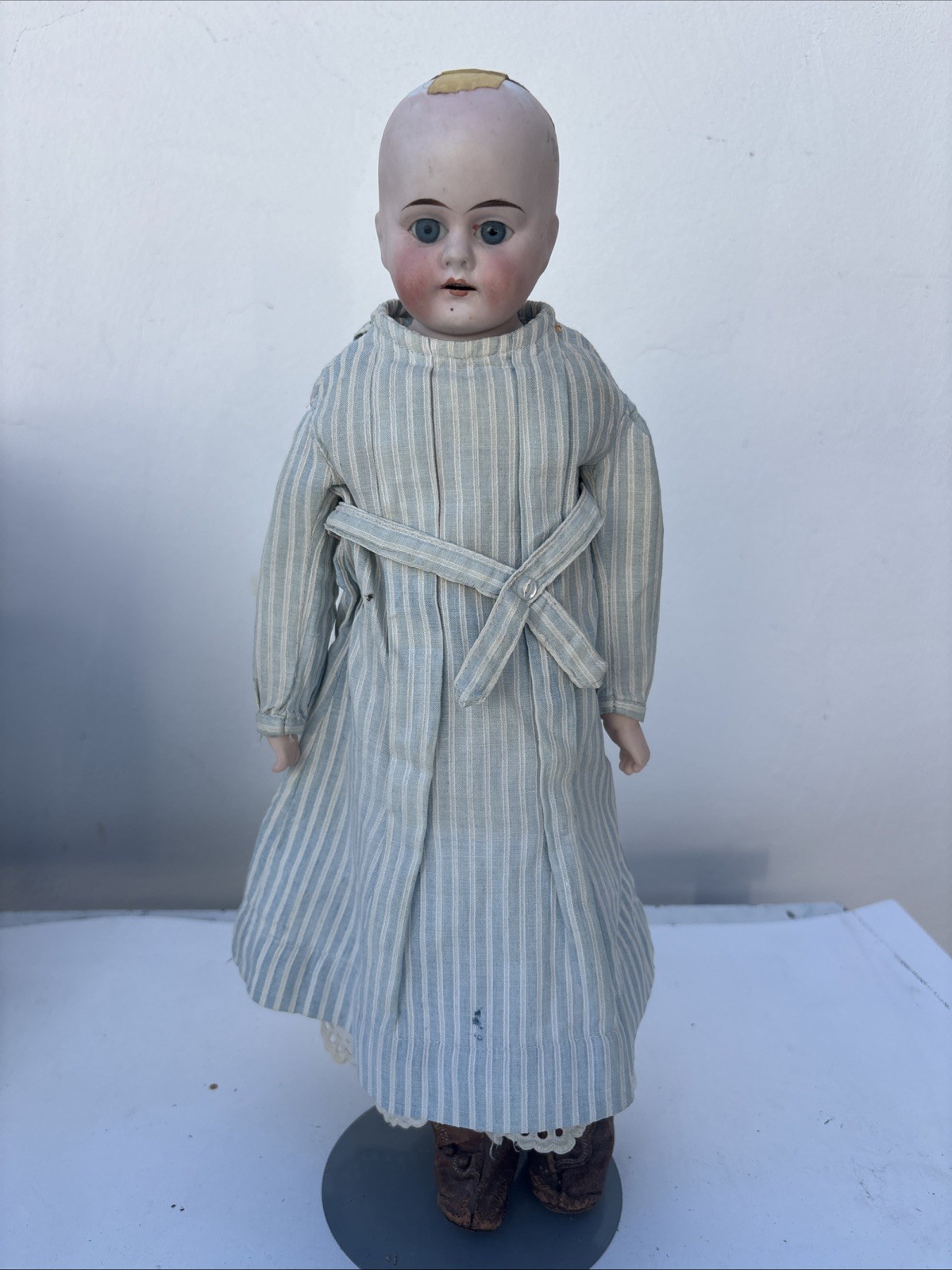 Antique Rare German Bisque Child Doll 305/3 Open Mouth 15” Leather Body Antique Rare German Bisque Child Doll 305/3 Open Mouth 15” Leather Body