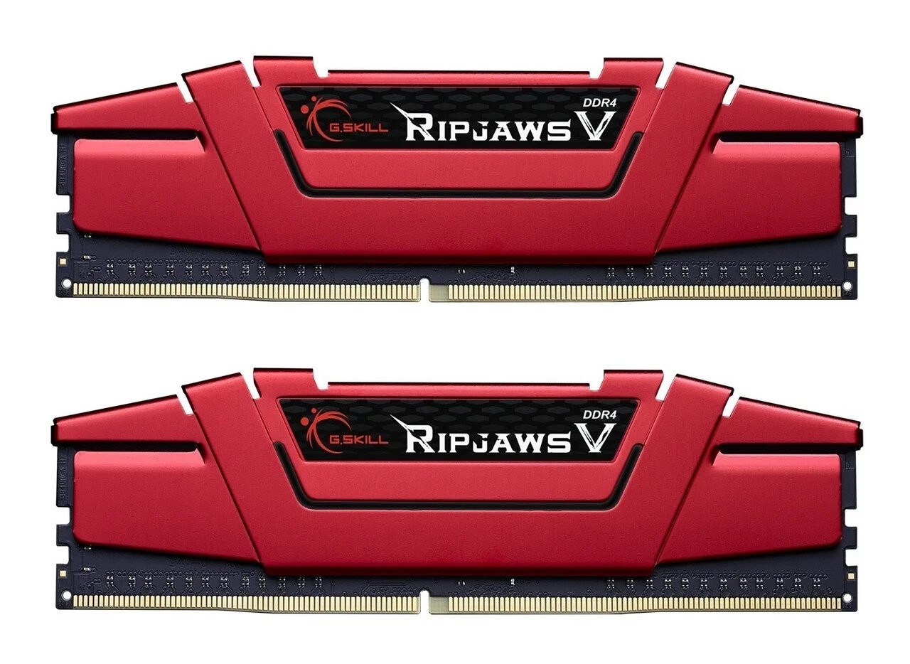 G.Skill Ripjaws V Series 32GB 2x16GB DDR4 RAM 2400MHz F4-2400C15D-32GVR G.Skill Ripjaws V Series 32GB 2x16GB DDR4 RAM 2400MHz F4-2400C15D-32GVR