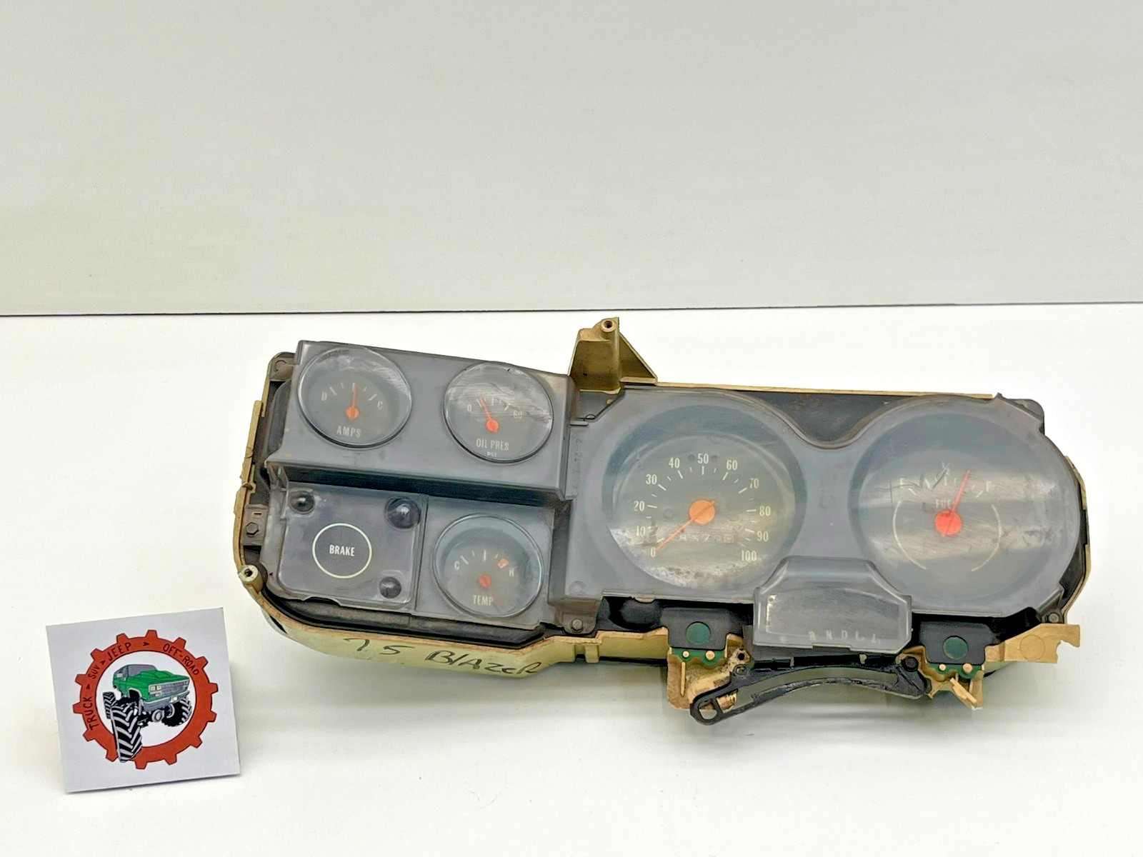 73-87 Square Body Chevy Gauge Cluster Automatic Transmission  For Parts Only