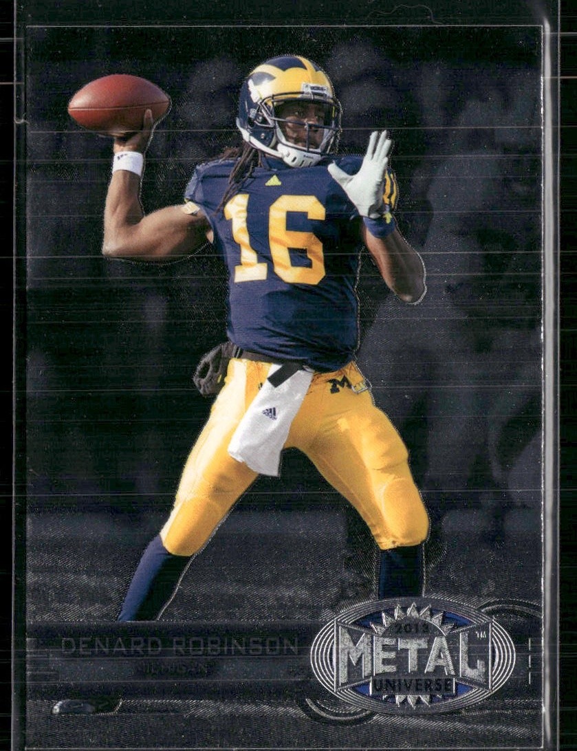 2013 Fleer Retro #M-118 Denard Robinson Metal Universe Rookie