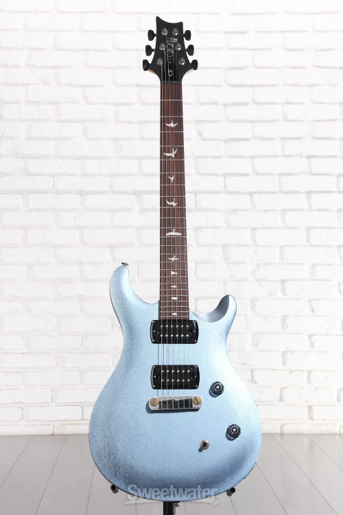 PRS SE CE24 Standard Satin Stoptail Electric Guitar - Ice Blue Metallic