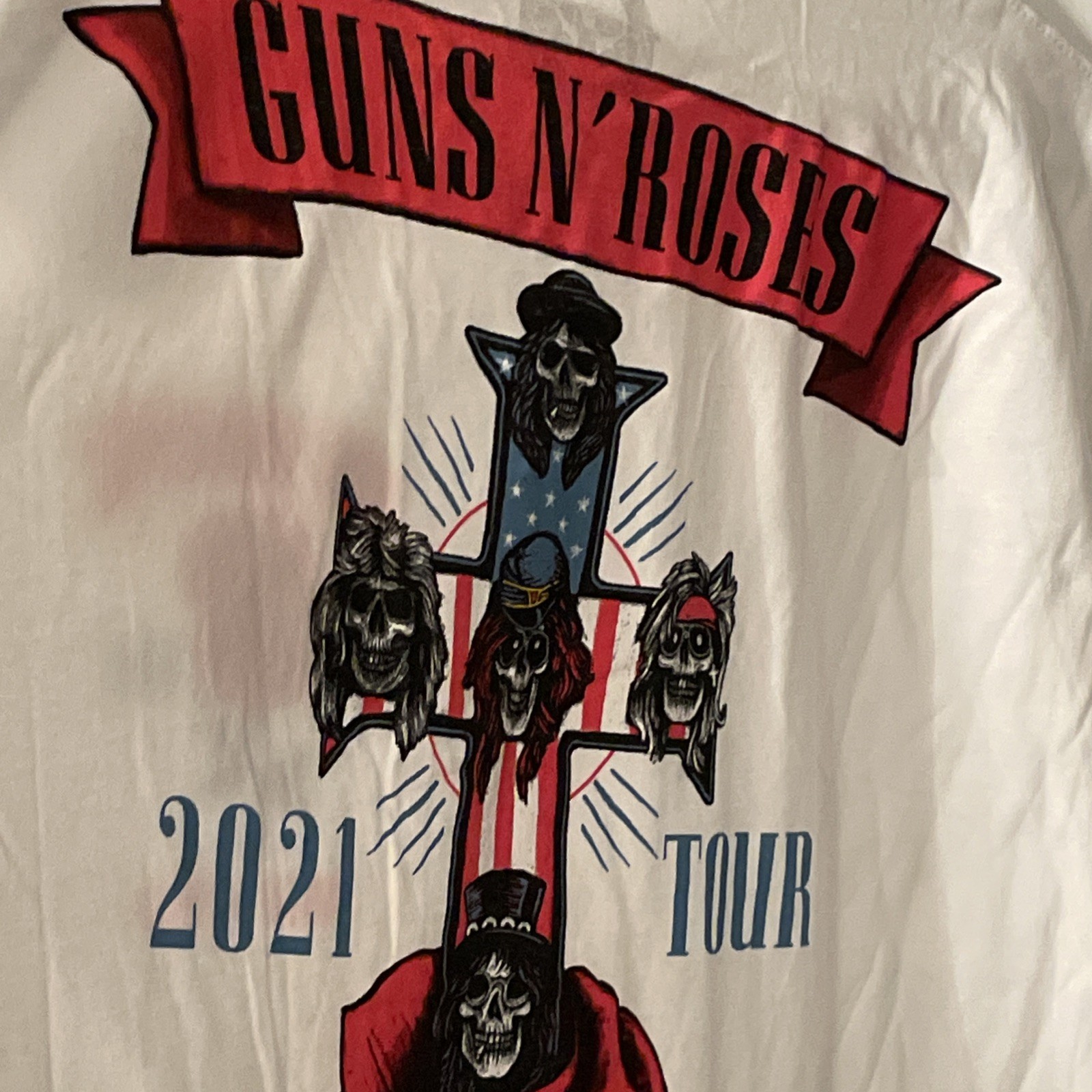 Men’s Guns N’ Roses 2021 North America Tour T-Shirt Size XL (44/46) New Men’s Guns N’ Roses 2021 North America Tour T-Shirt Size XL (44/46) New
