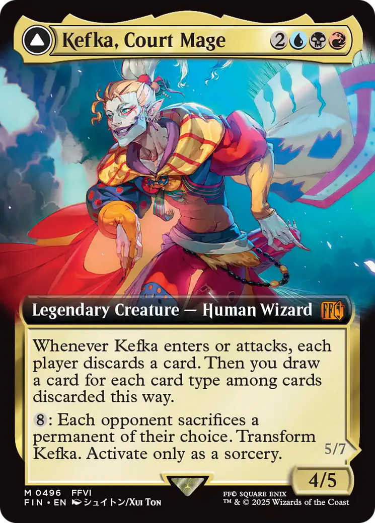 x1 Kefka, Court Mage // Kefka, Ruler of Ruin FIN MTG 496 MYTHIC M/NM 1x x1 Kefka, Court Mage // Kefka, Ruler of Ruin FIN MTG 496 MYTHIC M/NM 1x